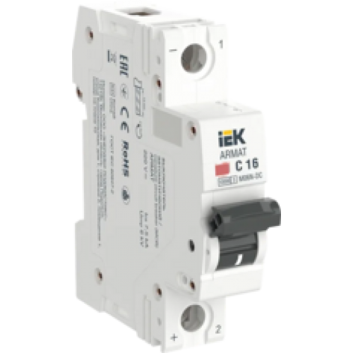 IEK ARMAT Автоматический выключатель M06N-DC 1P C 16А (AR-M06N-1-C016DC)