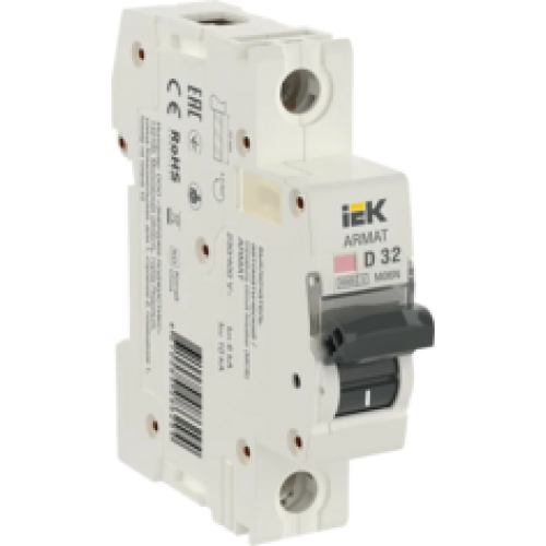 IEK ARMAT Автоматический выключатель M06N 1P D 32А (AR-M06N-1-D032)