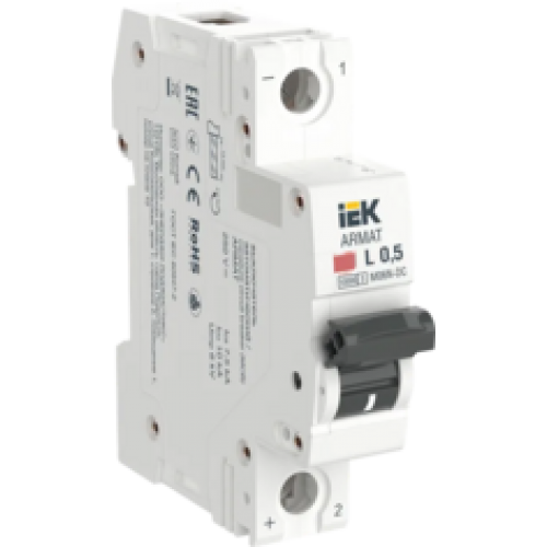 IEK ARMAT Автоматический выключатель M06N-DC 1P L 0,5А (AR-M06N-1-L0D5DC)