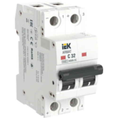 IEK ARMAT Автоматический выключатель M06N-DC 2P C 32А (AR-M06N-2-C032DC)