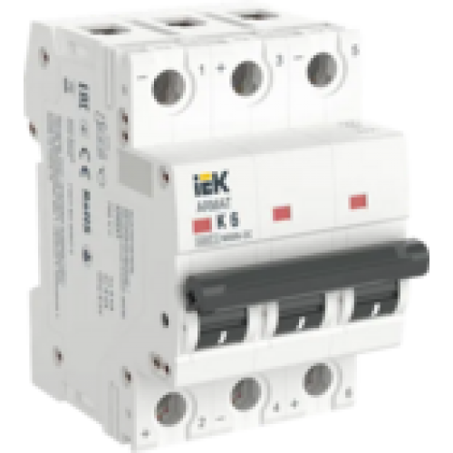 IEK ARMAT Автоматический выключатель M06N-DC 3P K 6А (AR-M06N-3-K006DC)