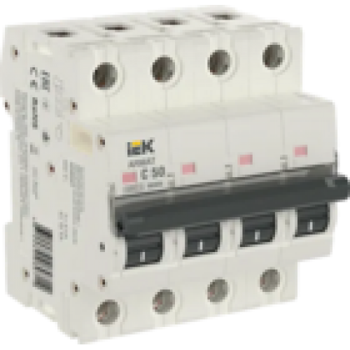 IEK ARMAT Автоматический выключатель M06N 4P C 50А (AR-M06N-4-C050)