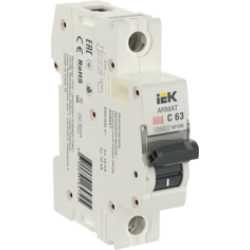 IEK ARMAT Автоматический выключатель M10N 1P C 63А (AR-M10N-1-C063)