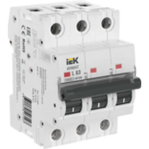 IEK ARMAT Автоматический выключатель M10N 3P L 63А (AR-M10N-3-L063)