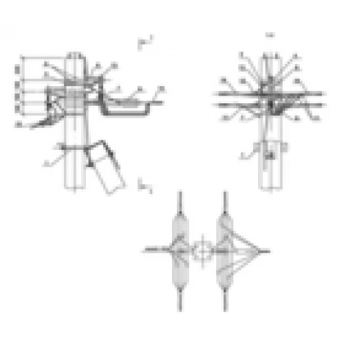 IEK Опора ОА34 ж/б анкерная ответвительная двухцепная с ответвлением в одну сторону СИП4-4 (ASIP-BET-OPR-432-12-16)