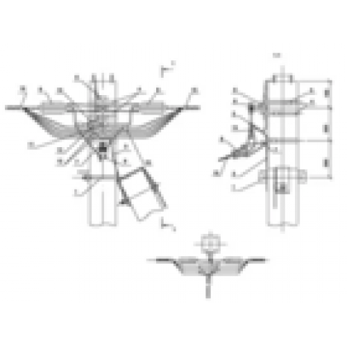 IEK Опора ПА33 ж/б анкерная переходная концевая одноцепная с ответвлением в одну сторону СИП4-4 (ASIP-BET-OPR-441-12-09)