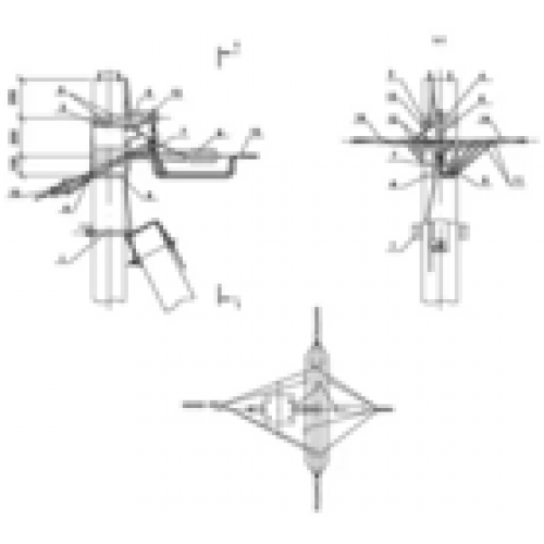 IEK Опора ПОА33 ж/б анкерная переходная ответвительная одноцепная с ответвлением в одну сторону СИП4-4 (ASIP-BET-OPR-471-12-17)
