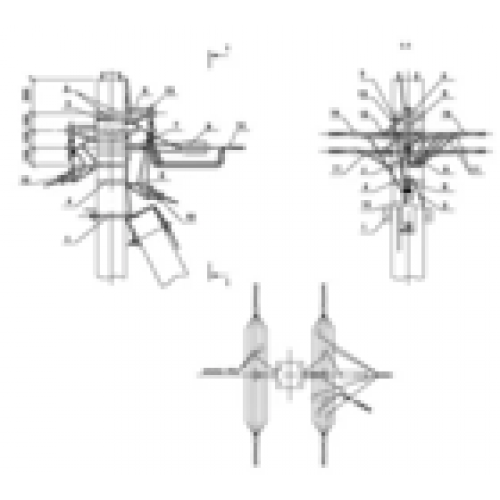 IEK Опора ПОА34 ж/б анкерная переходная ответвительная двухцепная с ответвлением в две стороны СИП4-2 (ASIP-BET-OPR-472-21-18)