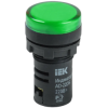 IEK Лампа AD22DS(LED)матрица d=22мм зеленый 24В AC/DC (BLS10-ADDS-024-K06)