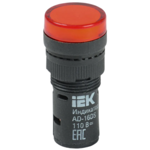 IEK Лампа AD16DS(LED)матрица d=16мм красный 36В AC/DC (BLS10-ADDS-036-K04-16)