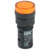 IEK Лампа AD16DS(LED)матрица d=16мм желтый 110В AC/DC (BLS10-ADDS-110-K05-16)
