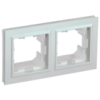 IEK BRITE Рамка 2-местная IP44 РУ-2-БрЖ-44 жемчуг (BR-M22-44-K36)