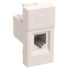 IEK Розетка компьютерная РКИ-10-00-П RJ-45 UTP кат.5e (на 1 модуль) ПРАЙМЕР белая (CKK-40D-RI1-K01)
