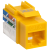 IEK ITK Модуль Keystone Jack кат.6 UTP 110 IDC 90град жёлтый (CS1-1C06U-11-05)
