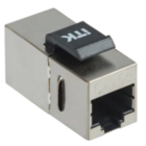 IEK ITK Проходной адаптер кат.5E FTP RJ45-RJ45 Keystone Jack (CS7-1C5EF)