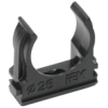 IEK ELASTA Держатель с защелкой CF25 черный (CTA10D-CF25-K02-100)