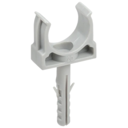 IEK ELASTA Держатель с защелкой и дюбелем CT20 (без винта) (CTA10MP-CT20-K41-100)
