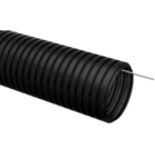 IEK Труба гофрированная ПНД d=20мм с зондом черная (100м) (CTG20-20-K02-100-1)