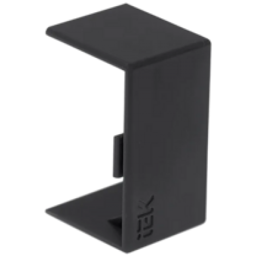 IEK ELECOR Соединитель на стык КМС 100х60 черный (2шт/компл) (EL-KK10D-S-100-060-K02)