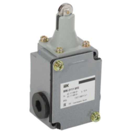 IEK Выключатель концевой ВПК-2111-БУ2 толкатель с роликом IP65 (KV-1-2111-1)