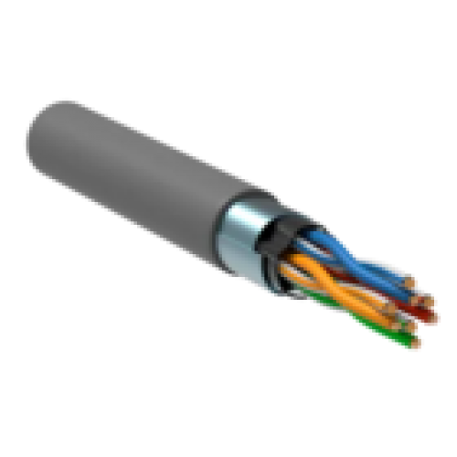 IEK ITK Витая пара F/UTP кат. 5E 4х2х24AWG solid LSZH нг(А)-HF серый (305м) РФ (LC1-C5E04-321-S-R)