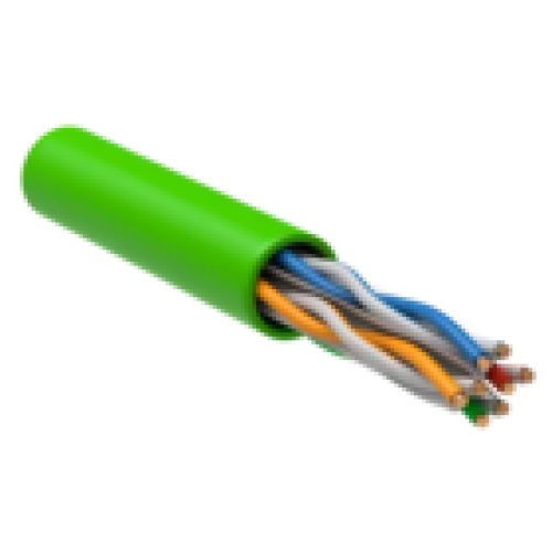 IEK ITK Витая пара U/UTP кат.6 4x2х23AWG solid LSLTx нг(А)-LSLTx зеленый (305м) (LC1-C604-122)