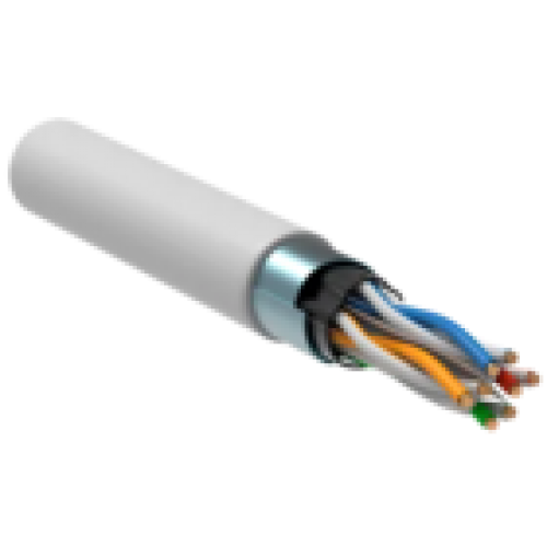 IEK ITK Витая пара F/UTP кат.6 4х2х23AWG solid LSZH нг(А)-LSLTx белый (305м) (LC1-C604-328)