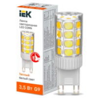IEK Лампа светодиодная CORN капсула 3,5Вт 230В 3000К керамика G9 (LLE-CORN-4-230-30-G9)