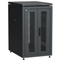 IEK ITK LINEA N Шкаф сетевой 19 18U 600х800мм двери передняя двустворчатая перфорированная задняя перфорированная черный (LN05-18U68-2PP)