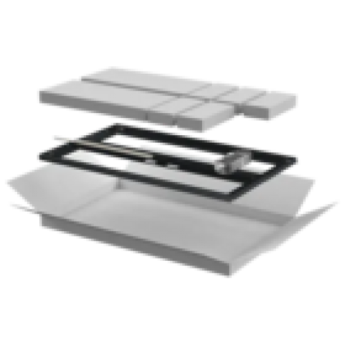 IEK ITK Дверь перфорированная двустворчатая для шкафа LINEA N 18U 600мм черная (LN05-18U6X-D2P)