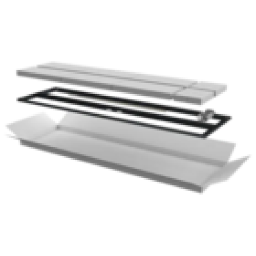 IEK ITK Дверь перфорированная двустворчатая для шкафа LINEA N 38U 600мм черная (LN05-38U6X-D2P)