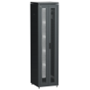 IEK ITK LINEA N Шкаф сетевой 19 47U 600х600мм двери передняя двустворчатая перфорированная задняя перфорированная черный (LN05-47U66-2PP)