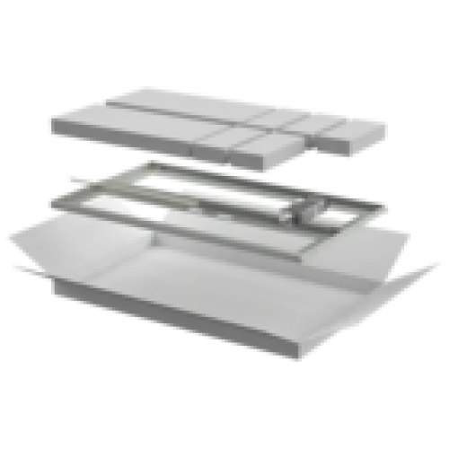 IEK ITK Дверь перфорированная двустворчатая для шкафа LINEA N 18U 600мм серая (LN35-18U6X-D2P)
