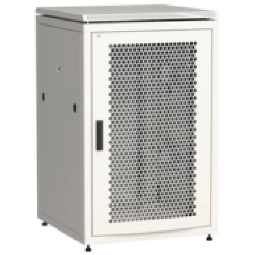 IEK ITK LINEA N Шкаф сетевой 19 18U 800х800мм перфорированная передняя дверь задняя металлическая серый (LN35-18U88-PM)