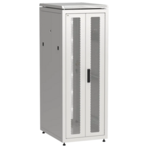 IEK ITK LINEA N Шкаф сетевой 19 33U 600х800мм двери передняя двустворчатая перфорированная задняя перфорированная серый (LN35-33U68-2PP)