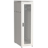 IEK ITK LINEA N Шкаф сетевой 19 38U 600х1000мм перфорированная передняя дверь серый (LN35-38U61-P)