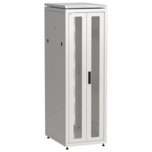 IEK ITK LINEA N Шкаф сетевой 19 38U 600х800мм двери передняя двустворчатая перфорированная задняя перфорированная серый (LN35-38U68-2PP)