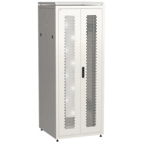 IEK ITK LINEA N Шкаф сетевой 19 42U 800х800мм двустворчатая перфорированная дверь задняя перфорированная серый (LN35-42U88-2PP)