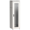 IEK ITK LINEA N Шкаф сетевой 19 47U 600х600мм стеклянная передняя дверь серый (LN35-47U66-G)