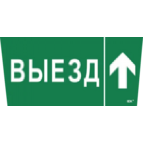 IEK Этикетка самоклеящаяся 310х280мм Выезд/стрелка вверх (LPC10-1-31-28-VZVV)