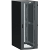 IEK ITK LINEA S Шкаф серверный 19 42U 750х1070мм передняя дверь двухстворчатая перфорированная задняя дверь перфорированная черный RAL 9005 (LS05-42U71-2PP)