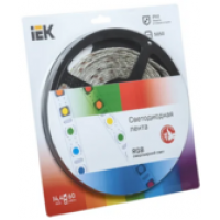 IEK Лента светодиодная 5м блистер LSR-5050RGB60-14,4-IP65-12V (LSR2-3-060-65-1-05)