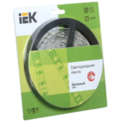IEK Лента светодиодная 5м блистер LSR-5050G30-7,2-IP20-12V (LSR2-5-030-20-1-05)