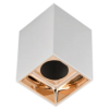 IEK LIGHTING Светильник 4112 накладной потолочный под лампу GU10 белый/золото пластик (LT-UPB0-4112-GU10-1-K22)