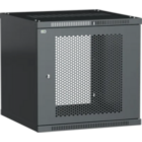 IEK ITK Шкаф LINEA WE 12U 600х600мм дверь перфорированная черный (LWE5-12U66-PF)