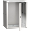 IEK ITK Шкаф настенный LINEA W 12U 600х450мм дверь стекло RAL 7035 (LWR3-12U64-GF)