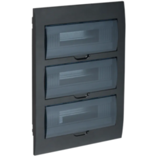 IEK KREPTA 3 Корпус пластиковый ЩРВ-П-36 IP41 черный (MKP12-V-36-41-K02)