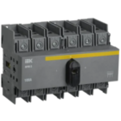 IEK Выключатель-разъединитель модульный ВРМ-3 3P 100А (MVR30-3-100)