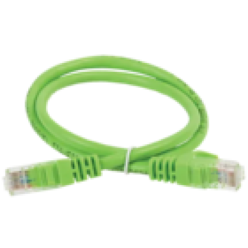 IEK ITK Коммутационный шнур (патч-корд) кат.5E UTP 2м зеленый (PC02-C5EU-2M)