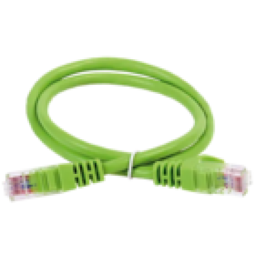 IEK ITK Коммутационный шнур (патч-корд) кат.6 UTP LSZH 5м зеленый (PC02-C6UL-5M)